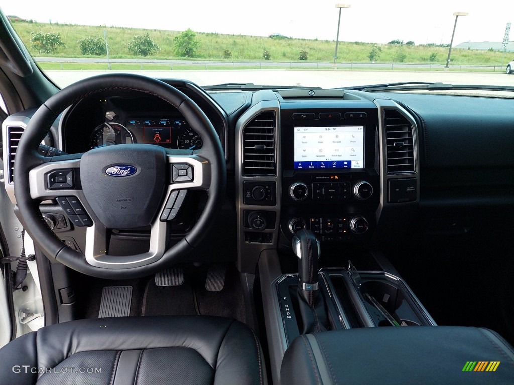 2020 F150 Platinum SuperCrew 4x4 - Star White / Black photo #11