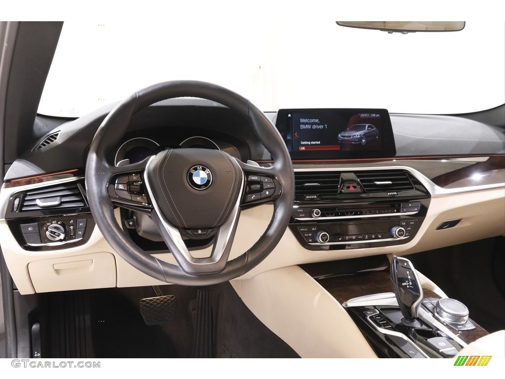 2018 5 Series 530i xDrive Sedan - Imperial Blue Metallic / Canberra Beige/Black photo #6