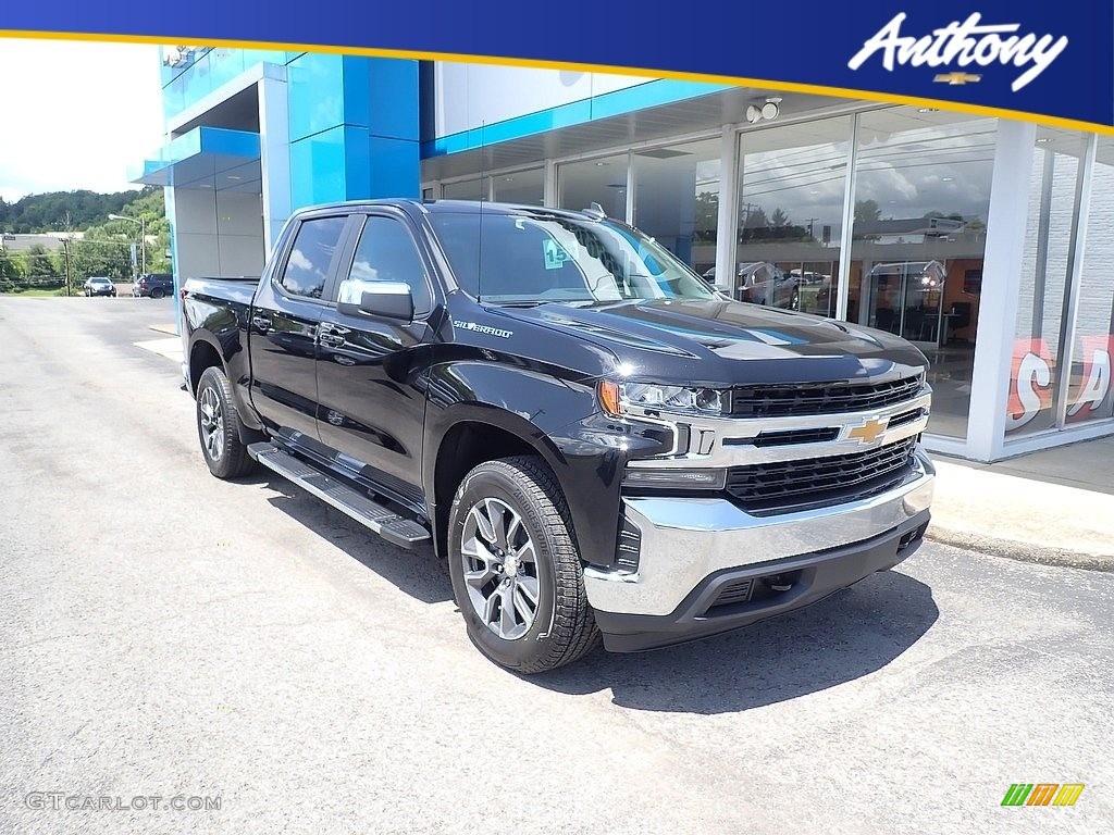 2021 Silverado 1500 LT Crew Cab 4x4 - Black / Jet Black photo #1