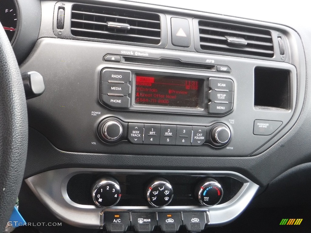 2013 Rio EX 5-Door - Signal Red / Black photo #14