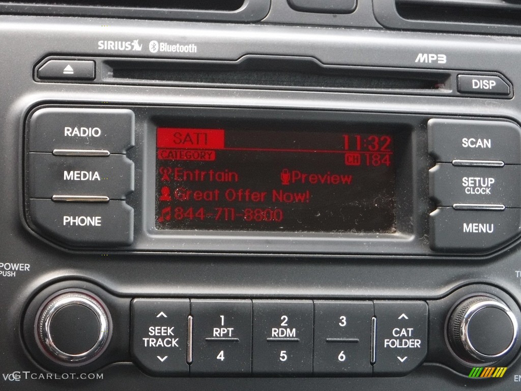 2013 Rio EX 5-Door - Signal Red / Black photo #15