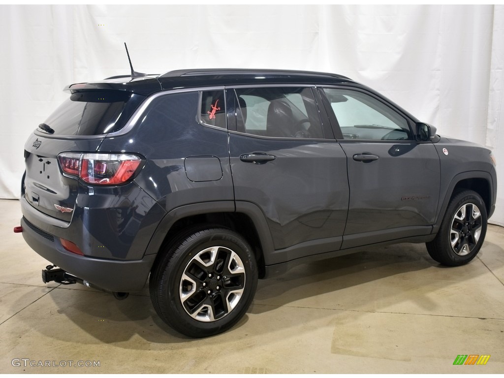 2017 Compass Trailhawk 4x4 - Rhino / Black/Ruby Red photo #2
