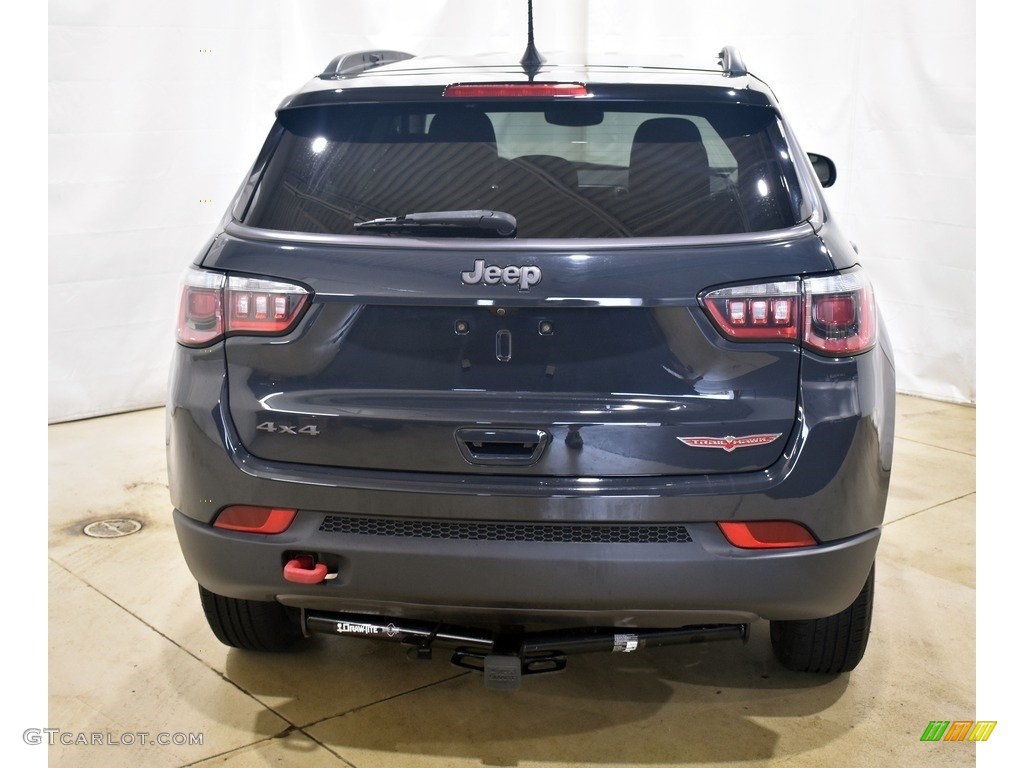 2017 Compass Trailhawk 4x4 - Rhino / Black/Ruby Red photo #3