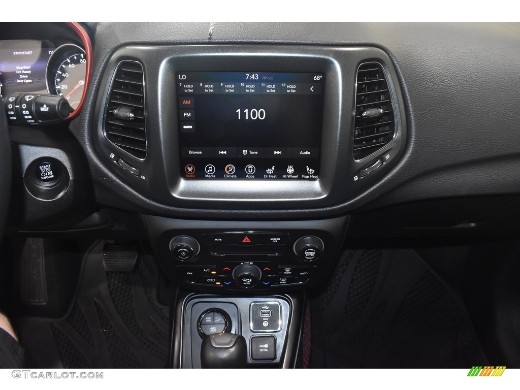2017 Compass Trailhawk 4x4 - Rhino / Black/Ruby Red photo #13