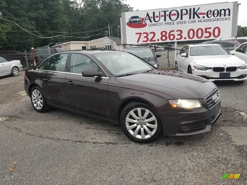 2011 A4 2.0T quattro Sedan - Teak Brown Metallic / Cardamom Beige photo #1