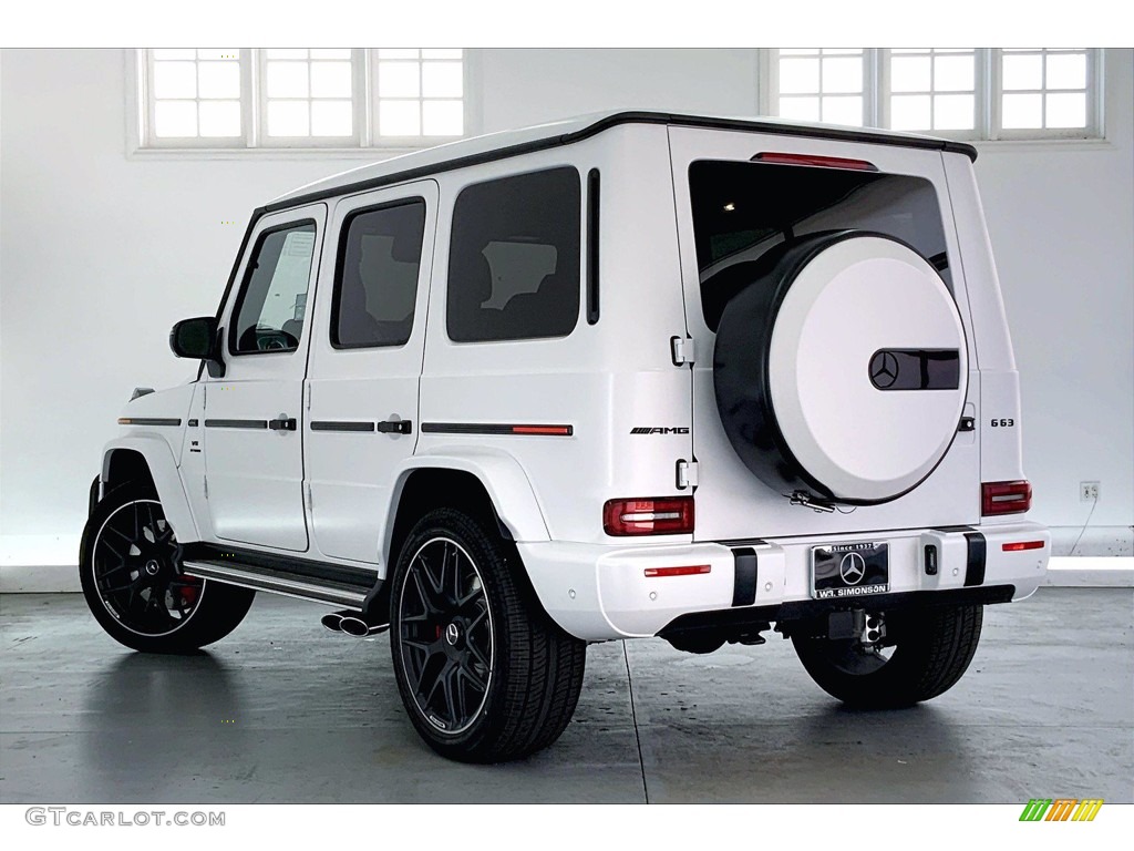 2021 G 63 AMG - G manufaktur Moonlight White Magno (Matte) / Bengal Red photo #2