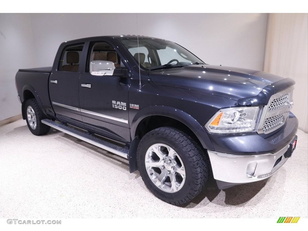 Maximum Steel Metallic 2016 Ram 1500 Laramie Crew Cab 4x4 Exterior Photo #142454025