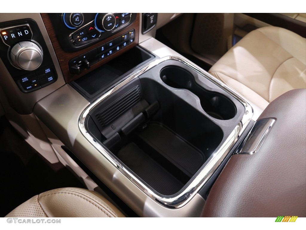 2016 1500 Laramie Crew Cab 4x4 - Maximum Steel Metallic / Canyon Brown/Light Frost Beige photo #14