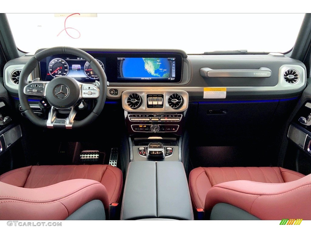 2021 G 63 AMG - G manufaktur Moonlight White Magno (Matte) / Bengal Red photo #6