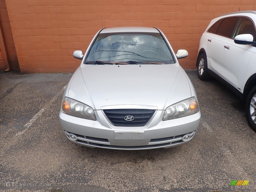 2006 Elantra GLS Sedan - Sterling Silver / Gray photo #4