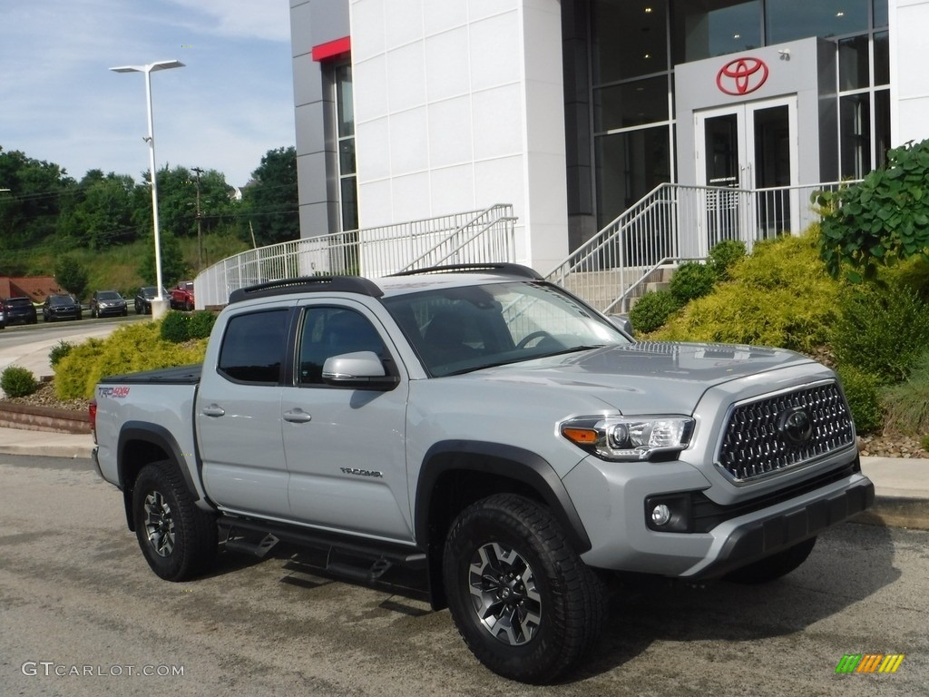 2018 Tacoma TRD Sport Double Cab 4x4 - Cement / Graphite w/Gun Metal photo #1