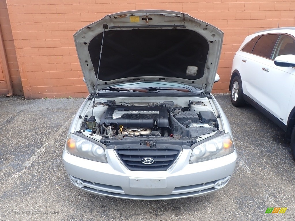 2006 Elantra GLS Sedan - Sterling Silver / Gray photo #5
