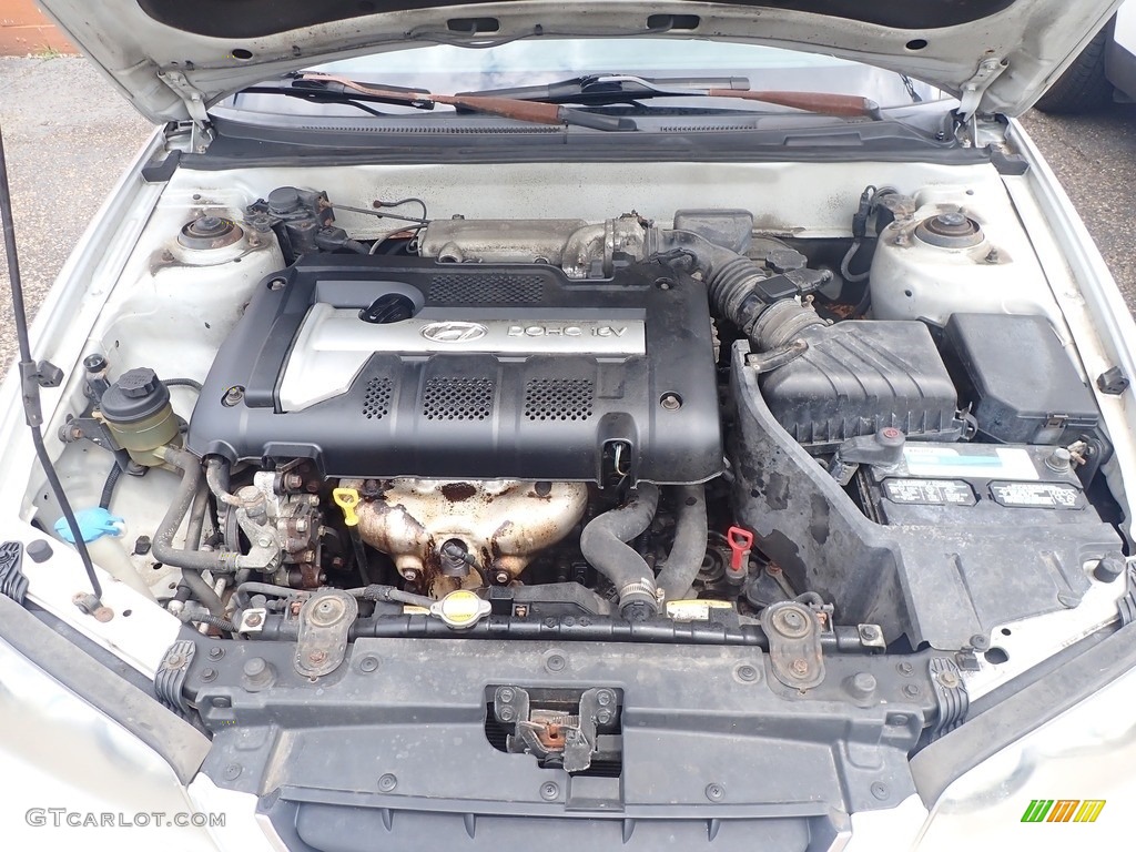2006 Elantra GLS Sedan - Sterling Silver / Gray photo #6