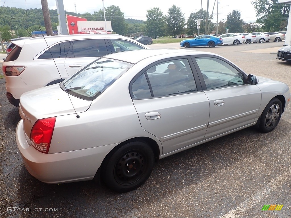 2006 Elantra GLS Sedan - Sterling Silver / Gray photo #10