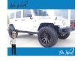 2017 Bright White Jeep Wrangler Unlimited Rubicon 4x4  photo #1