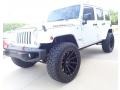 2017 Bright White Jeep Wrangler Unlimited Rubicon 4x4  photo #4