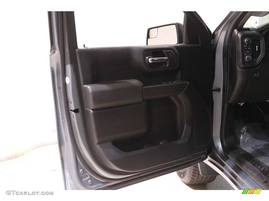 2019 Silverado 1500 WT Double Cab 4WD - Satin Steel Metallic / Jet Black photo #4