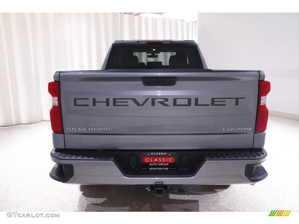 2019 Silverado 1500 WT Double Cab 4WD - Satin Steel Metallic / Jet Black photo #18