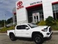 2020 Super White Toyota Tacoma TRD Off Road Double Cab 4x4  photo #2