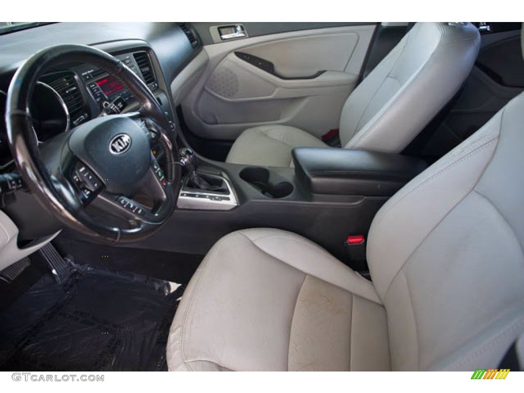 2013 Optima EX - Bright Silver Metallic / Gray photo #3