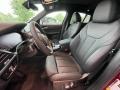2021 BMW X4 Black Interior Front Seat Photo