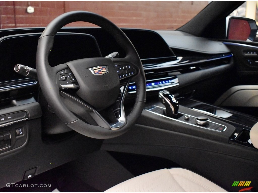 2021 Cadillac Escalade Sport 4WD Whisper Beige/Jet Black Dashboard Photo #142456916