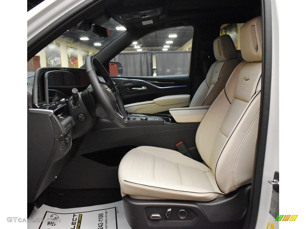 Whisper Beige/Jet Black Interior 2021 Cadillac Escalade Sport 4WD Photo #142456949