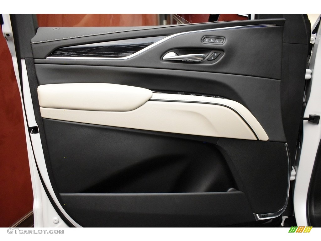 2021 Cadillac Escalade Sport 4WD Whisper Beige/Jet Black Door Panel Photo #142457210