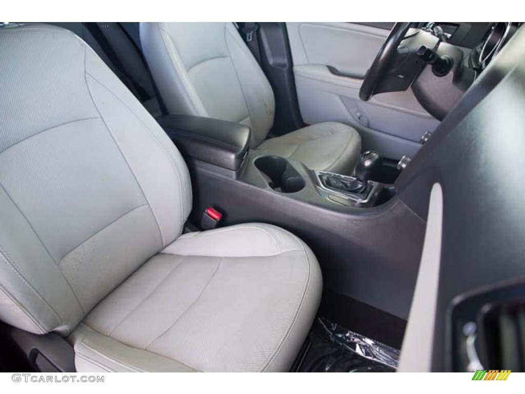 2013 Optima EX - Bright Silver Metallic / Gray photo #22