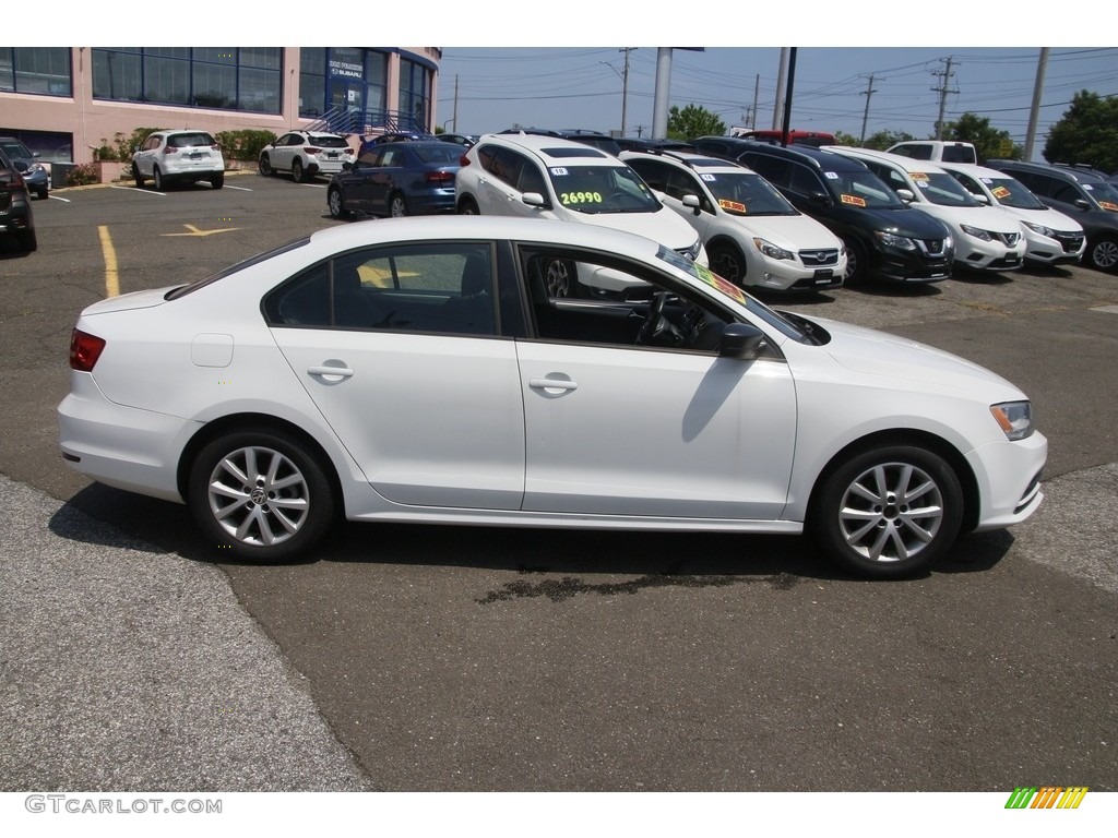 Pure White 2015 Volkswagen Jetta SE Sedan Exterior Photo #142457831