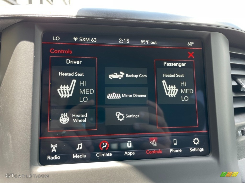 2021 Ram 1500 Big Horn Quad Cab 4x4 Controls Photo #142458035