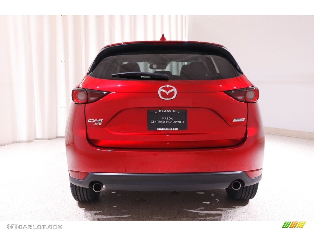 2018 CX-5 Touring AWD - Soul Red Crystal Metallic / Parchment photo #17