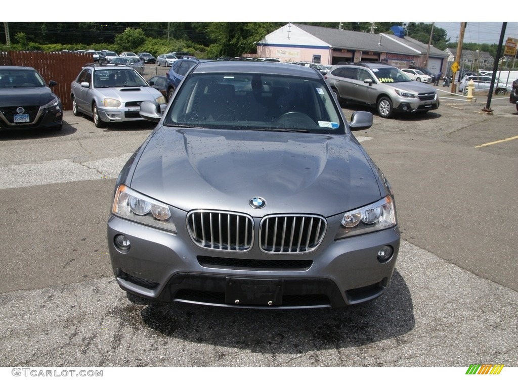 2012 X3 xDrive 28i - Mineral Silver Metallic / Black photo #2