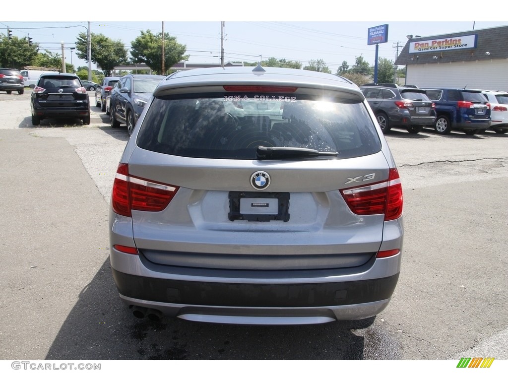 2012 X3 xDrive 28i - Mineral Silver Metallic / Black photo #6