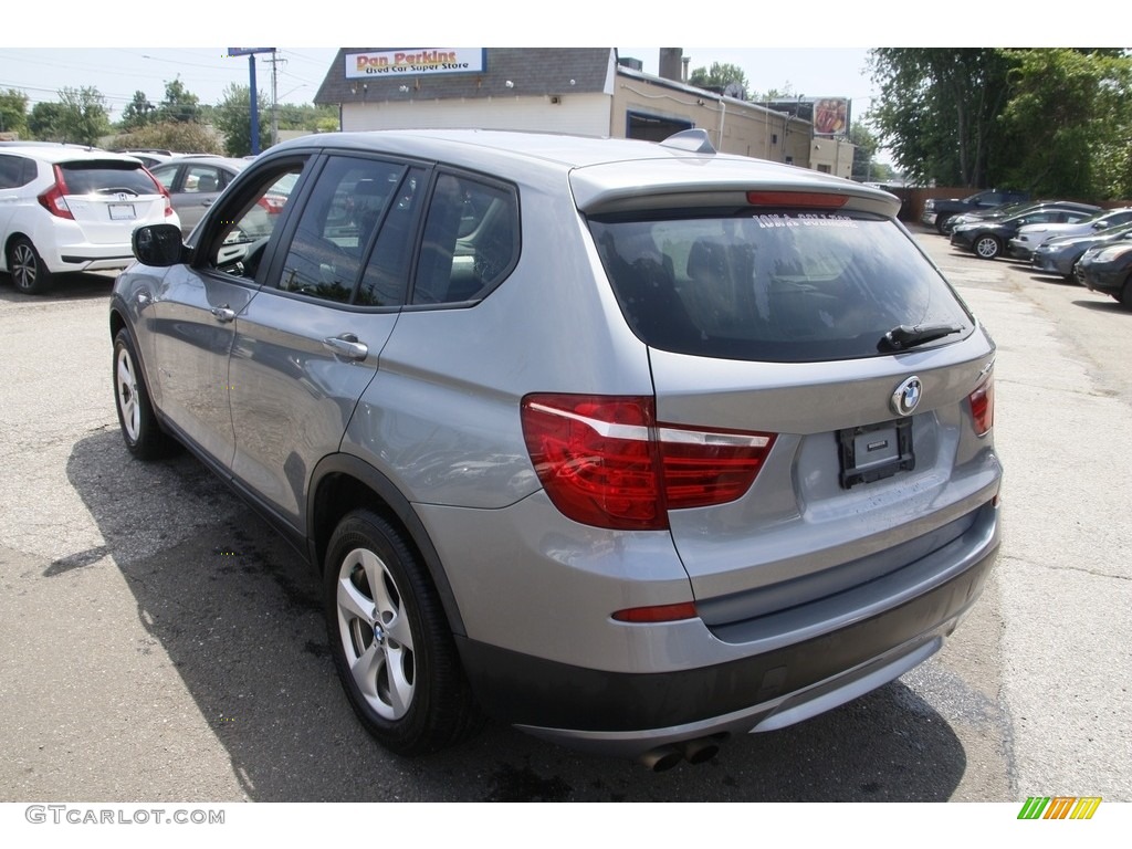 2012 X3 xDrive 28i - Mineral Silver Metallic / Black photo #7