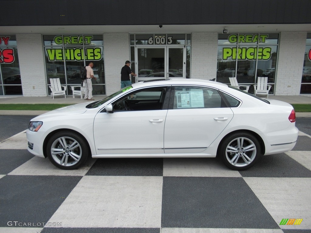 Candy White Volkswagen Passat