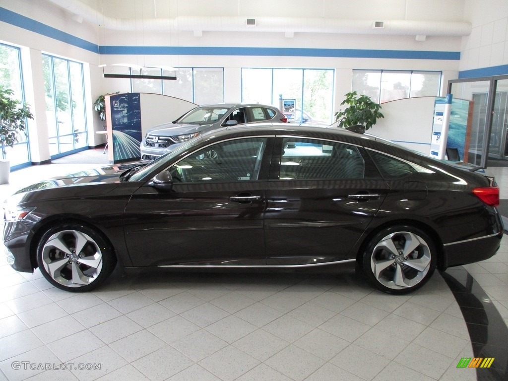 2018 Accord Touring Sedan - Kona Coffee Metallic / Black photo #8