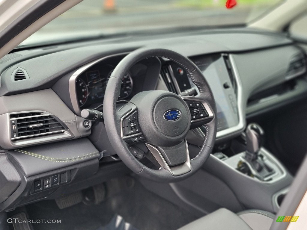 2020 Subaru Outback Onyx Edition XT Gray StarTex Steering Wheel Photo #142459250