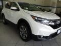 2018 White Diamond Pearl Honda CR-V EX-L AWD  photo #3