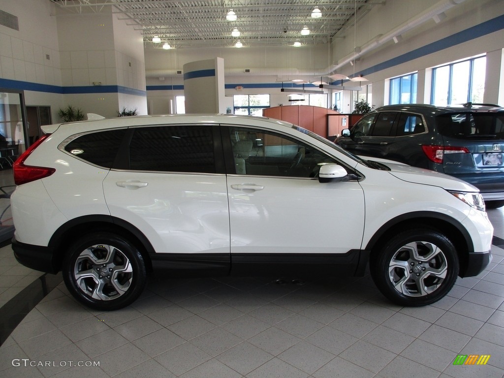 2018 CR-V EX-L AWD - White Diamond Pearl / Gray photo #4