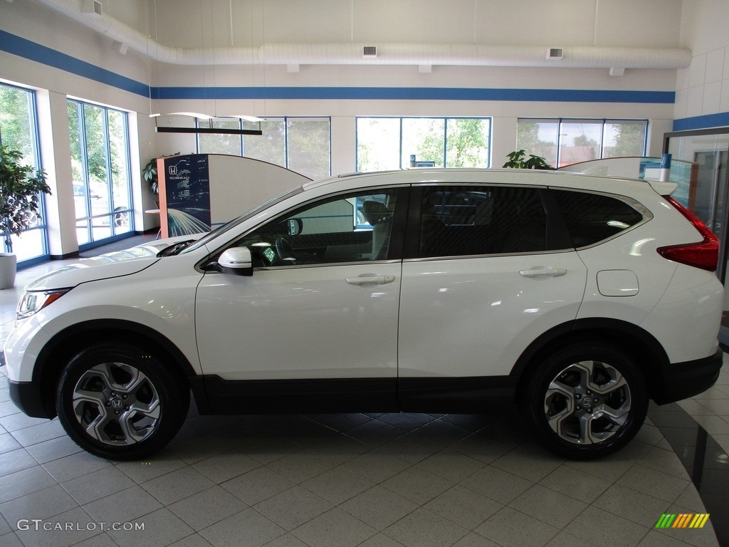 2018 CR-V EX-L AWD - White Diamond Pearl / Gray photo #8