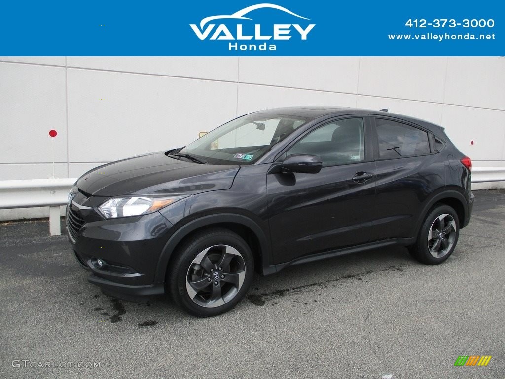 2018 HR-V EX AWD - Mulberry Metallic / Black photo #1