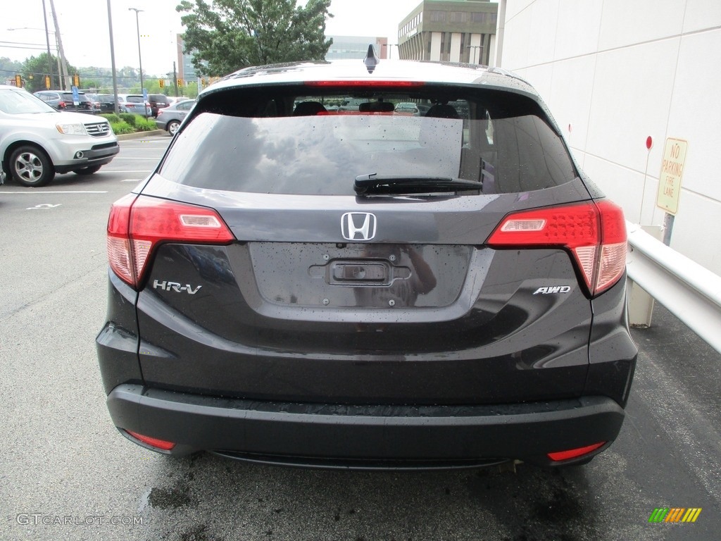 2018 HR-V EX AWD - Mulberry Metallic / Black photo #4