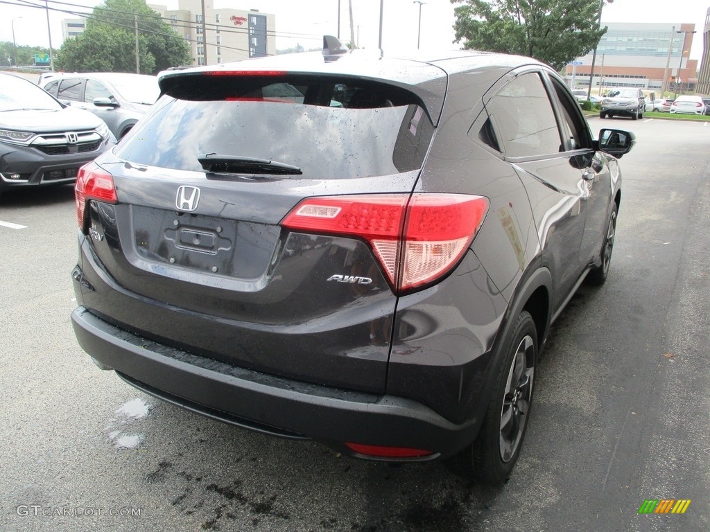 2018 HR-V EX AWD - Mulberry Metallic / Black photo #5