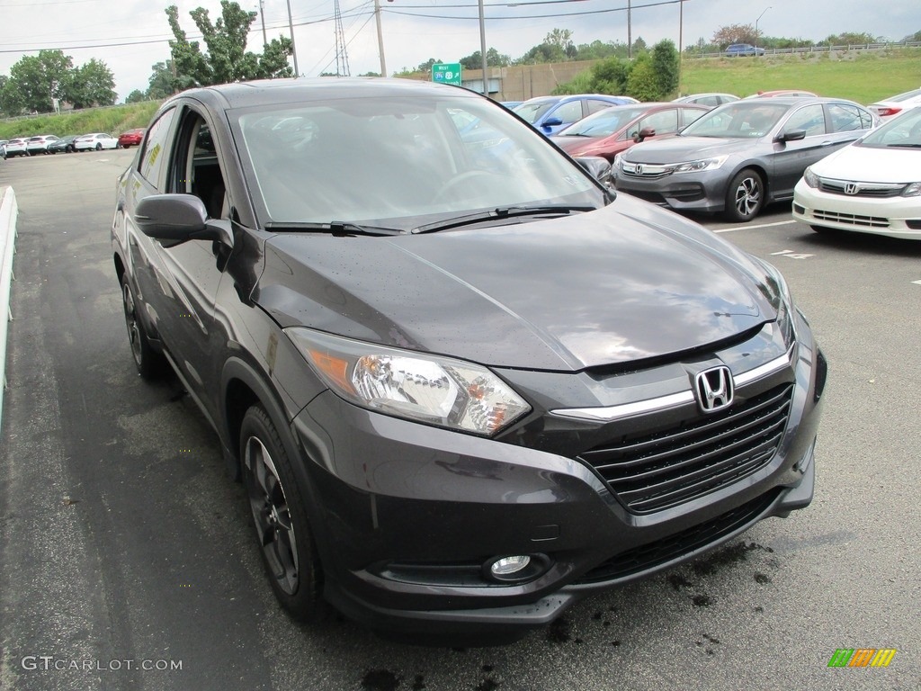 2018 HR-V EX AWD - Mulberry Metallic / Black photo #8
