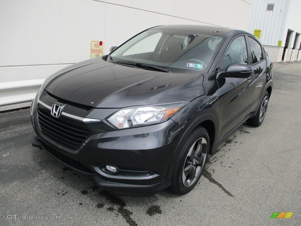 2018 HR-V EX AWD - Mulberry Metallic / Black photo #10
