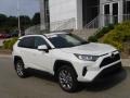 Blizzard White Pearl 2021 Toyota RAV4 XLE Premium AWD