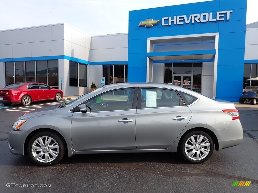 2013 Sentra SL - Magnetic Gray Metallic / Charcoal photo #3