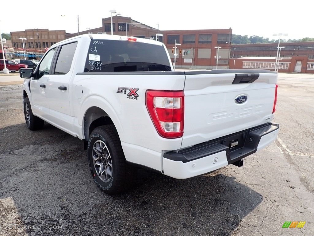 2021 F150 STX SuperCrew 4x4 - Oxford White / Black photo #7