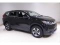 2018 Crystal Black Pearl Honda CR-V LX AWD  photo #1